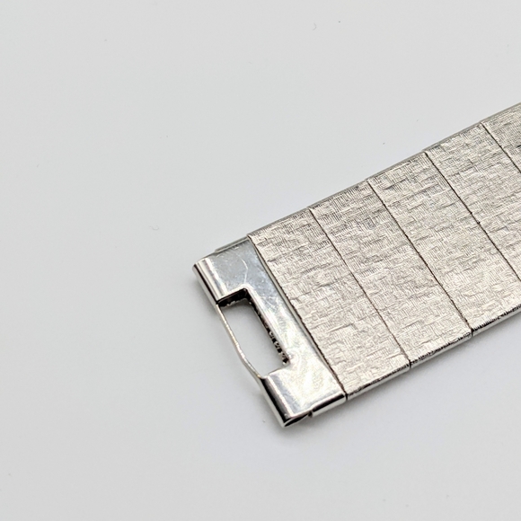 Vintage 50s Chrome and Jasper Bracelet - Picture 3 of 5